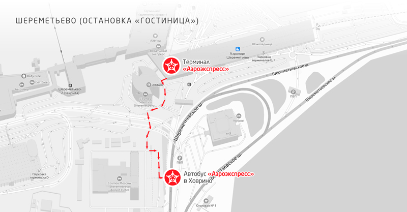 Маршрут экспресс-автобуса