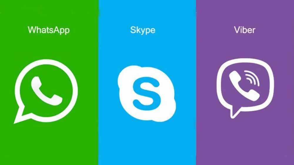 Viber, WhatsApp и Skype - самые популярные мессенджеры