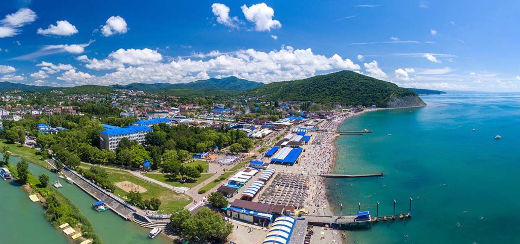 Архипо-Осиповка пляж отели поселок