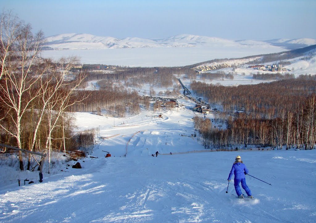 Азбаково горные лыжи горы