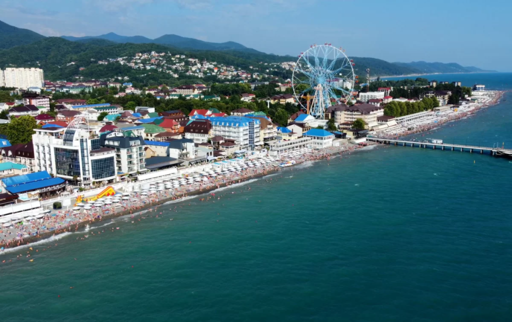 Лазаревское Сочи пляж берег