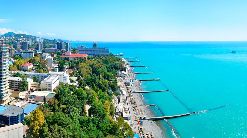Сочи берег пляж море