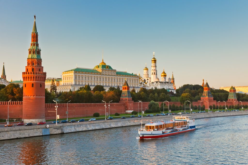 Кремль Москва теплоход достопримечательности