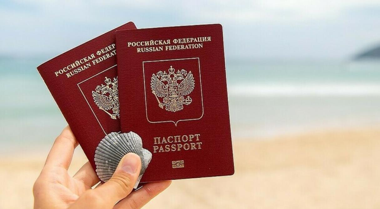 загранпаспорт ракушка море пляж