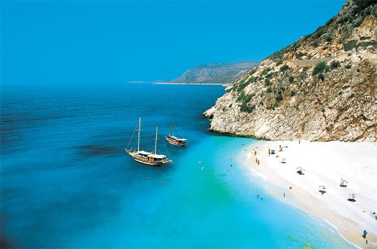Море горы корабли Турция