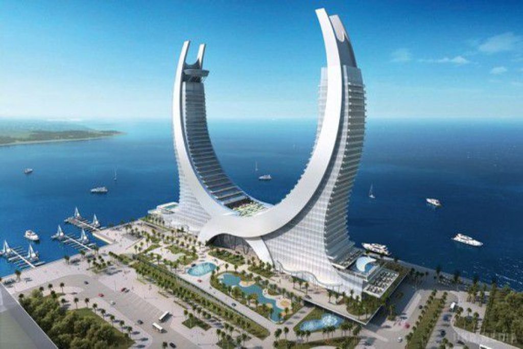 Катар вид море отель